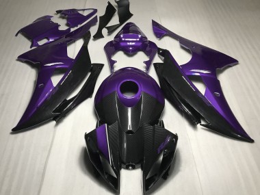 08-16 Purple w Carbon Fiber Style R6 Fairings