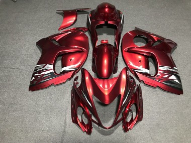 08-20 Bright Red GSXR 1300 Hayabusa Fairings