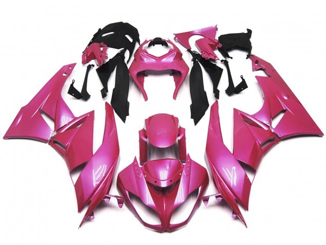 09-12 Vibrant Gloss Pink ZX6R Fairings