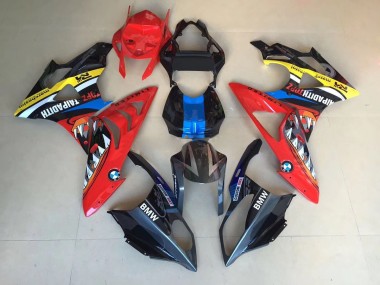 09-14 Alien Blue and White S1000RR Fairings