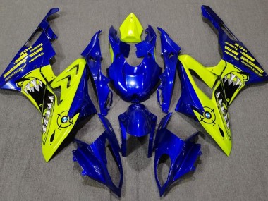 09-14 Alien Blue and White S1000RR Fairings