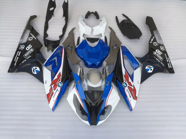 09-14 Alien Blue and White S1000RR Fairings