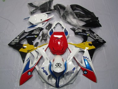 09-14 Alien Blue and White S1000RR Fairings