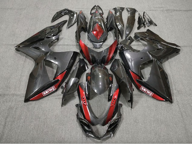 09-16 Carbon Fiber Red GSXR 1000 Fairings