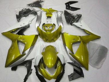 09-16 Gloss Yellow & White GSXR 1000 Fairings