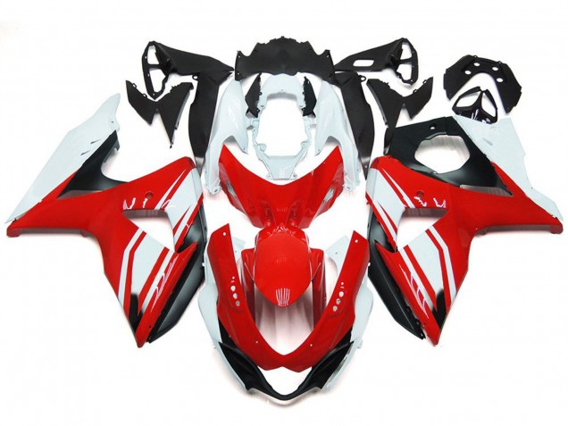 09-16 Red Gloss with Black Style GSXR 1000 Fairings