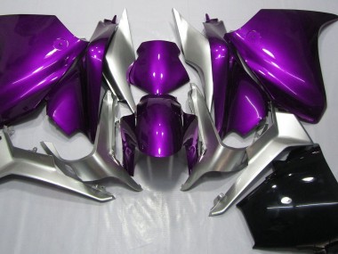 10-13 Deep Purple and Silver VFR1200 Fairings