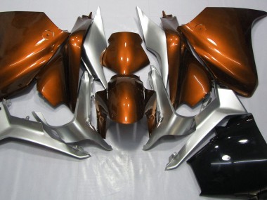 10-13 Orange and Silver VFR1200 Fairings