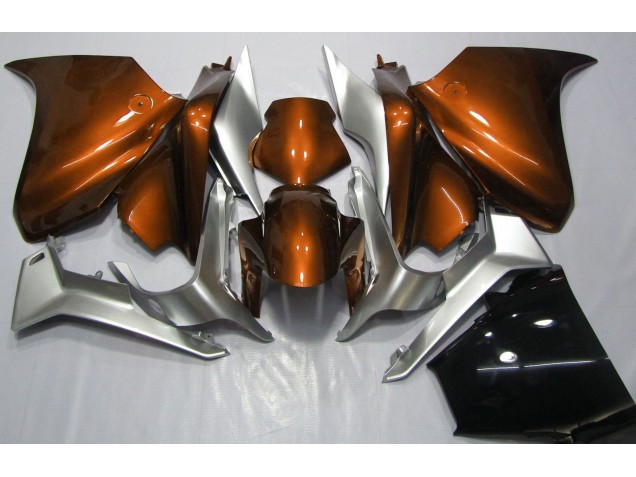 10-13 Orange and Silver VFR1200 Fairings