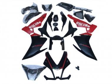 10-15 Matte Black & Red RSV4 1000 Fairings