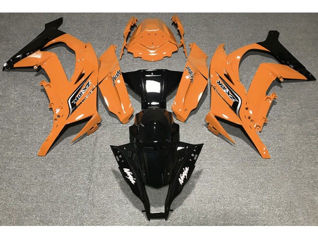 11-15 Gloss Orange & Logos ZX10R Fairings