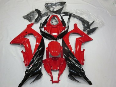 11-15 Red Black Gloss ZX10R Fairings