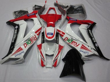 11-15 Red White Black Ra ZX10R Fairings