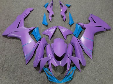 11-24 Matte Purple & Blue GSXR 600-750 Fairings