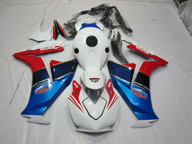 12-16 Blue and Red CBR1000RR Fairings