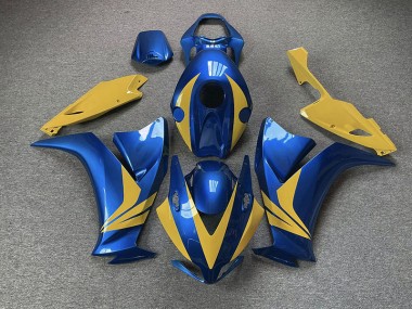 12-16 Gloss Blue and Yellow CBR1000RR Fairings