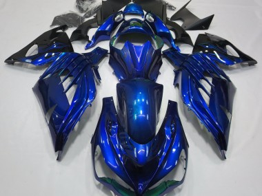 12-21 Ocean Blue Gloss ZX14R Fairings