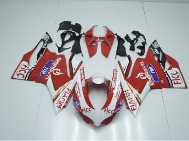 13-16 Red Race Style Daytona 675 Fairings