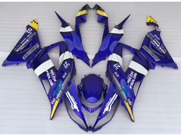 13-18 Blue Style ZX6R Fairings