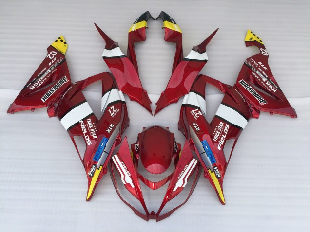 13-18 Candy Apple ZX6R Fairings