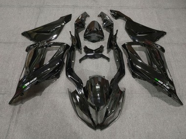 13-18 Gloss Black with Decals ZX6R Fairings