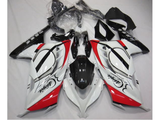 13-18 Red and White Ninja 300 Fairings