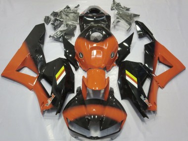 13-23 Gloss Orange and Black Fade CBR600RR Fairings