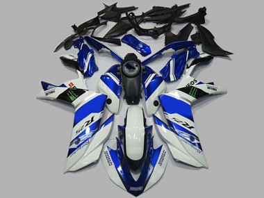 15-18 White and Blue R3 Fairings