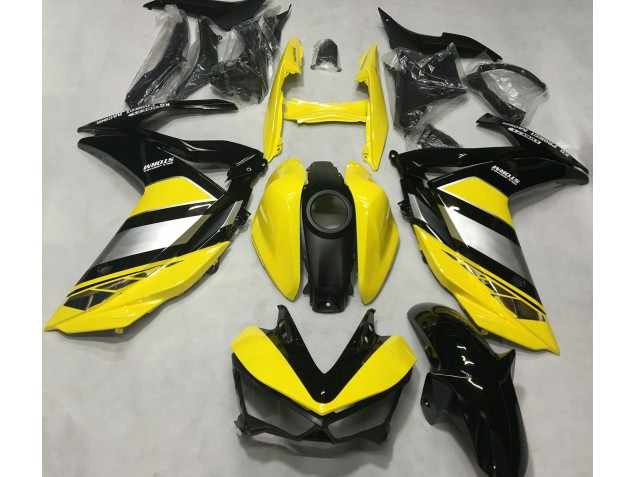 15-18 Yellow and Gloss Black R3 Fairings