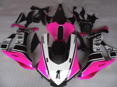 15-19 Gloss Pink & White R1 Fairings