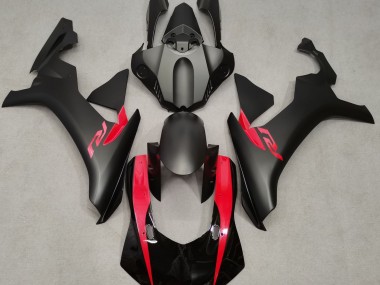 15-19 Matte Black & Pearl Red R1 Fairings