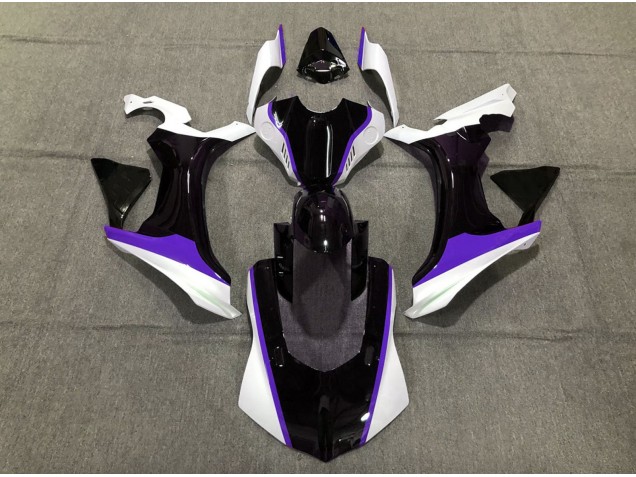 15-19 Purple Black and White R1 Fairings