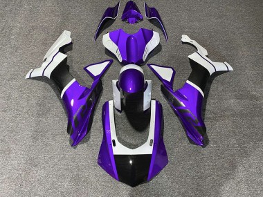 15-19 Purple & Carbon Fiber Accents R1 Fairings