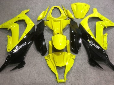 16-19 Gloss Yellow and Black ZX10R Fairings