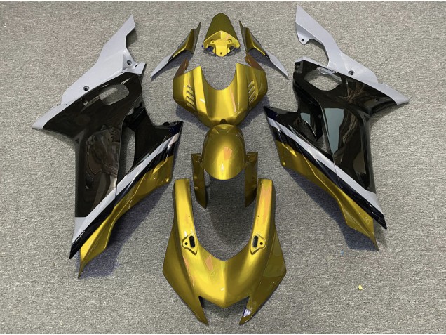 17-21 Cement Black and Gold R6 Fairings