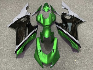 17-21 Cement Black and Green R6 Fairings