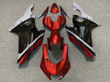 17-21 Cement Black and Red R6 Fairings