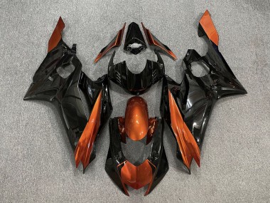 17-21 Gloss Black & Burnt Orange R6 Fairings