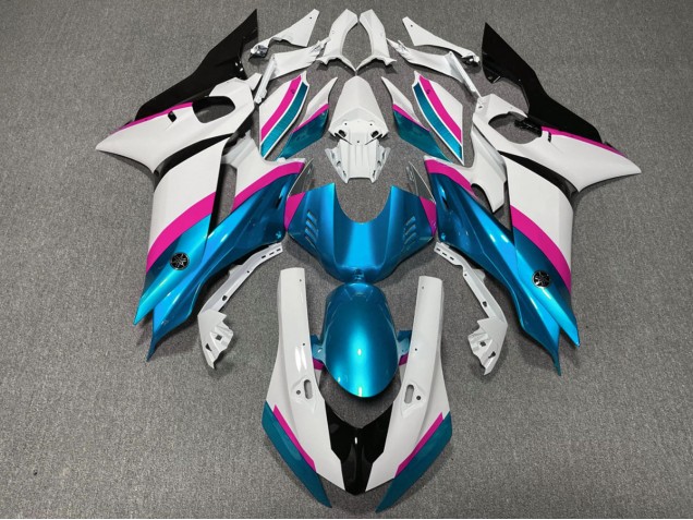 17-21 Light Blue and Pink R6 Fairings