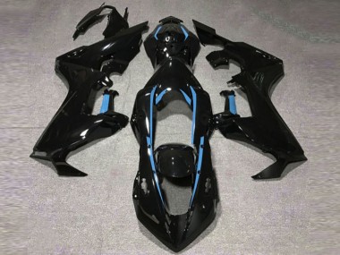 17-23 Gloss Black & Light Blue Lining CBR1000RR Fairings