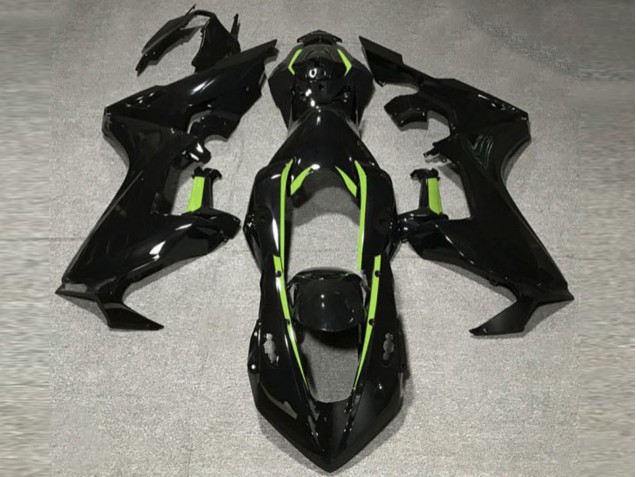 17-23 Gloss Black & Lime Green Lining CBR1000RR Fairings