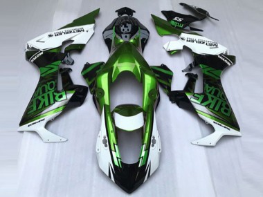 17-23 Green & White Custom CBR1000RR Fairings