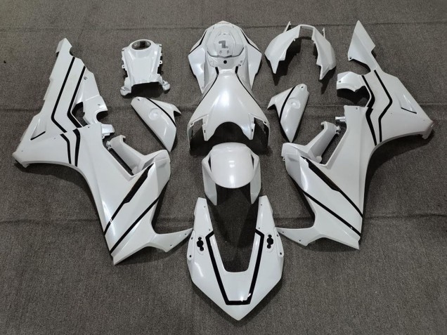 17-23 Pearl White & Black Lining CBR1000RR Fairings