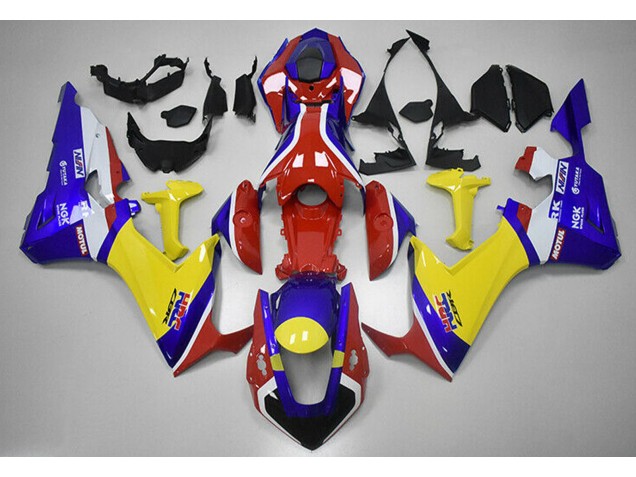 17-23 Red Blue and Yellow HRC CBR1000RR Fairings