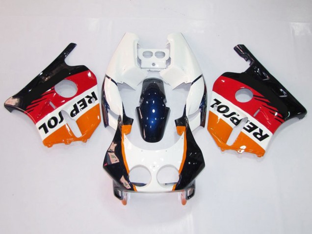 90-98 White Repsol CBR250RR Fairings