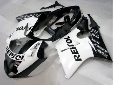 96-07 Black White Repsol CBR1100XX Fairings