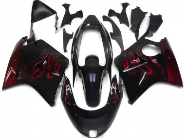 96-07 Deep Red Flame CBR1100XX Fairings