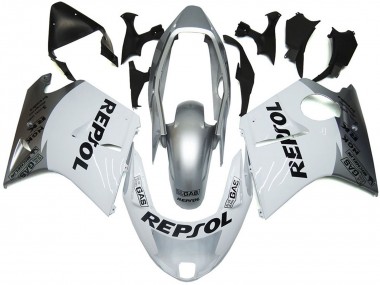 96-07 Silver White Repsol CBR1100XX Fairings