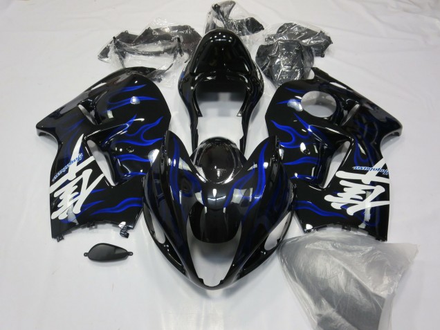 97-07 Blue Swirl GSXR 1300 Hayabusa Fairings