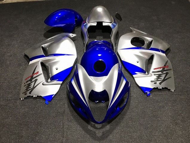 97-07 Gloss Blue and Silver GSXR 1300 Hayabusa Fairings